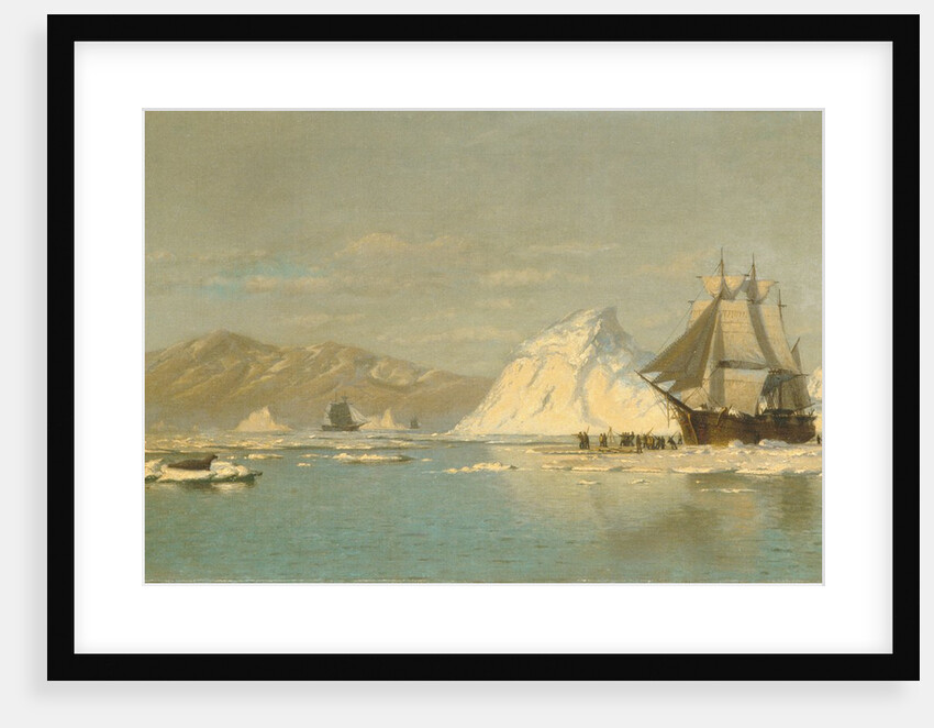 Off Greenland?Whaler Seeking Open Water by William Bradford
