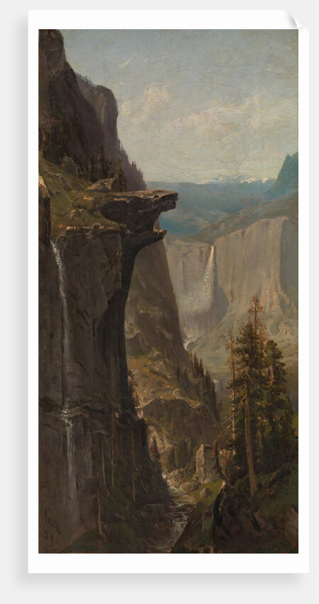Yosemite Falls, from Glacier Point, 1879 by William Keith