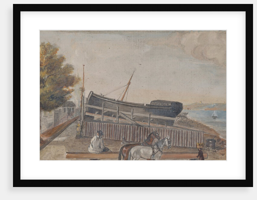 Berg's Ship Yard, 1870s by William P. Chappel