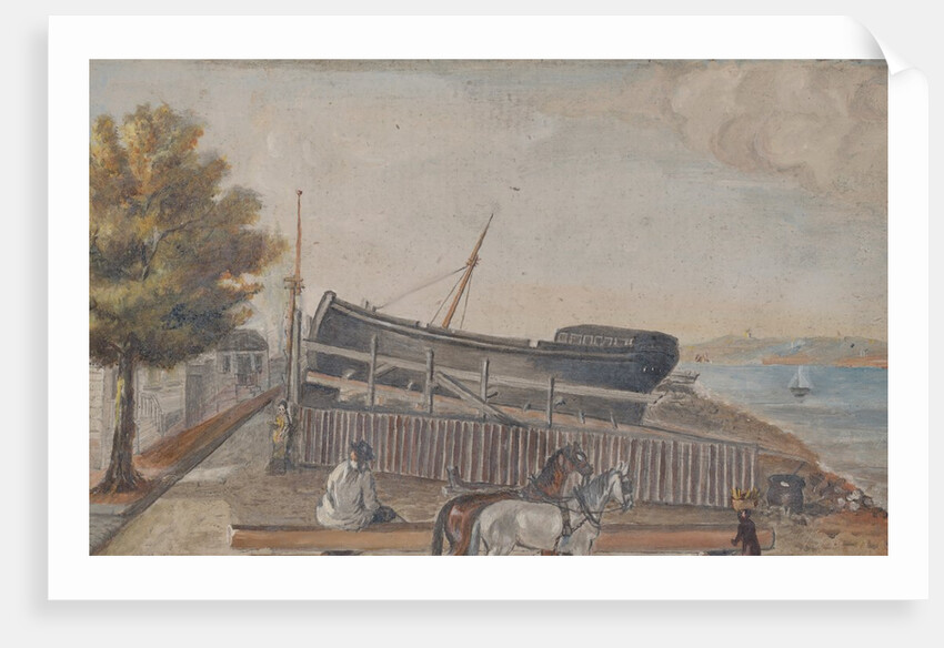 Berg's Ship Yard, 1870s by William P. Chappel