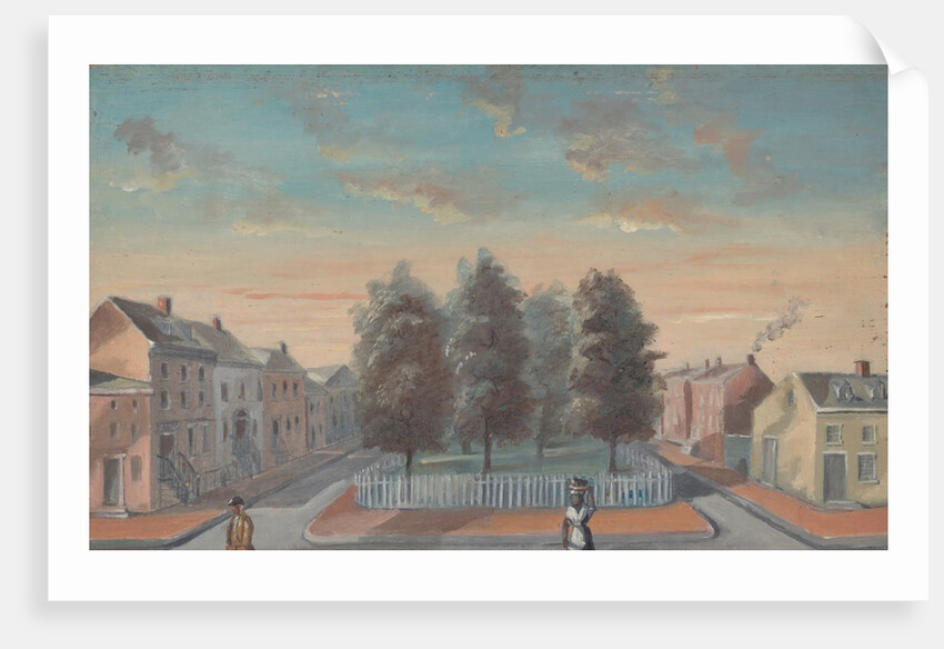 Baked Pears in Duane Park, 1870s by William P. Chappel