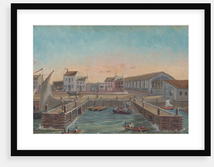 Old Ferry Stairs, 1870s by William P. Chappel