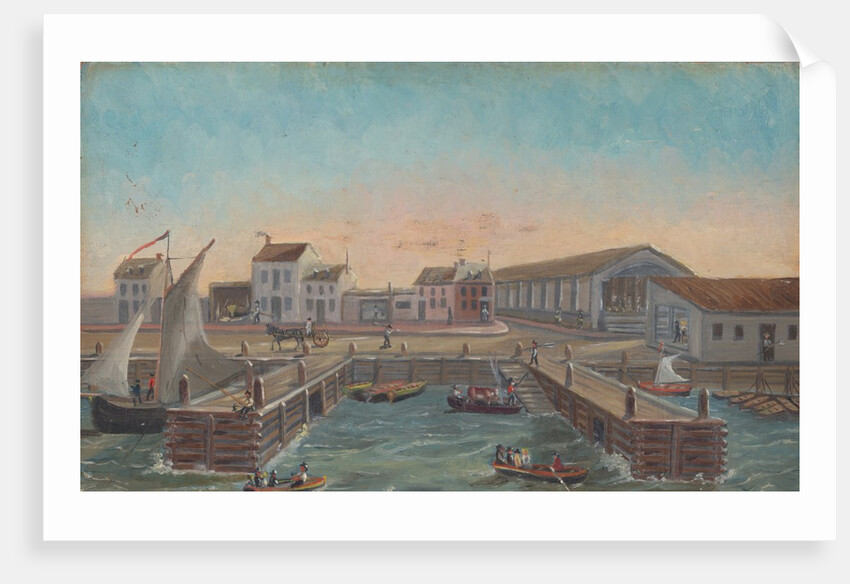 Old Ferry Stairs, 1870s by William P. Chappel