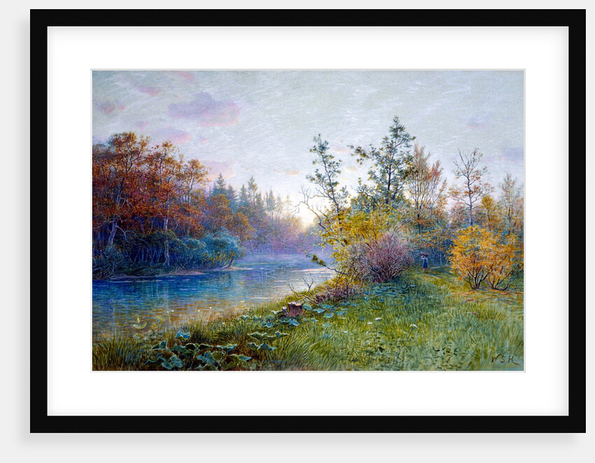 Mill Dam in Traunstein, 1894 by William Stanley Haseltine