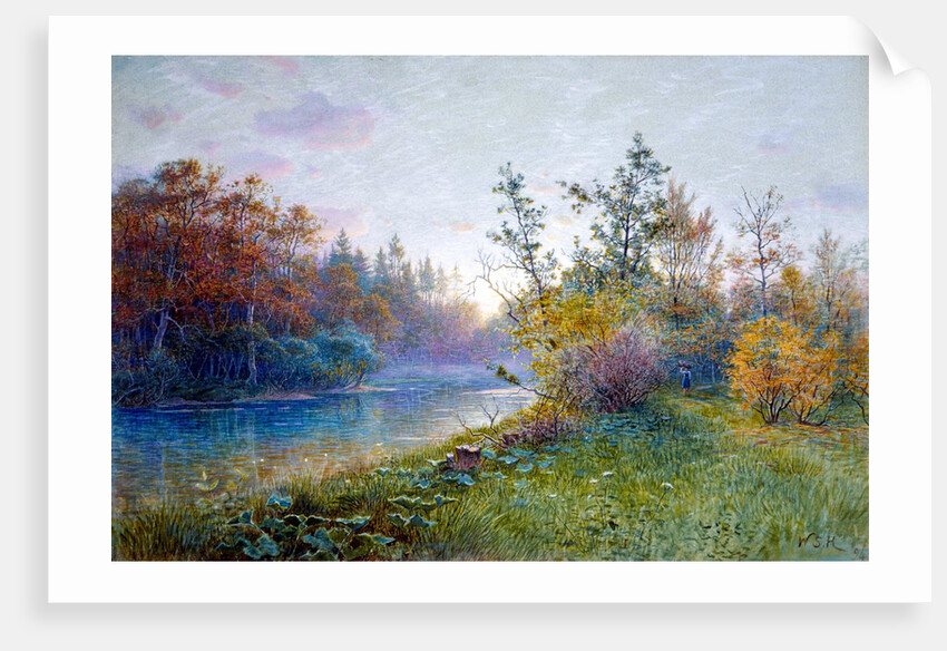 Mill Dam in Traunstein, 1894 by William Stanley Haseltine