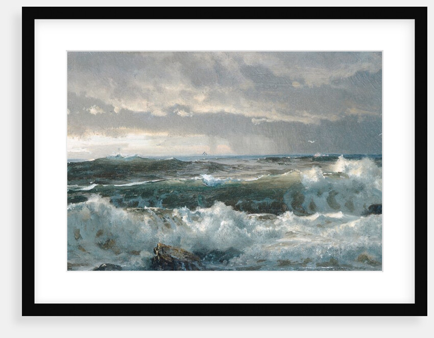 Surf on Rocks, 1890s by William Trost Richards