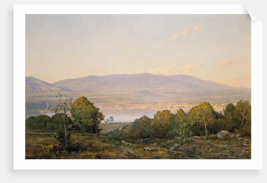 Sundown at Centre Harbor, New Hampshire, 1874 by William Trost Richards