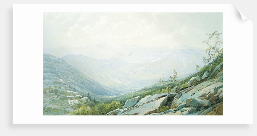 The Mount Washington Range, from Mount Kearsarge, 1872 by William Trost Richards