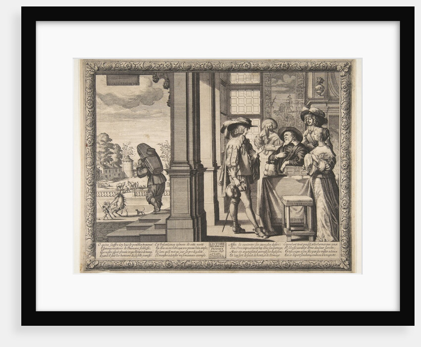 The Prodigal Son Leaves Home, ca. 1636 by Abraham Bosse