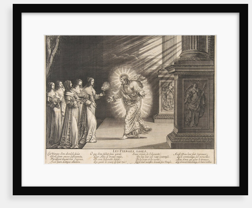 The Wise Virgins before Christ, ca. 1635 by Abraham Bosse