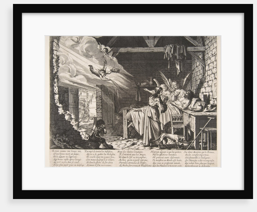 The Death of Lazarus, 1620-76 by Abraham Bosse