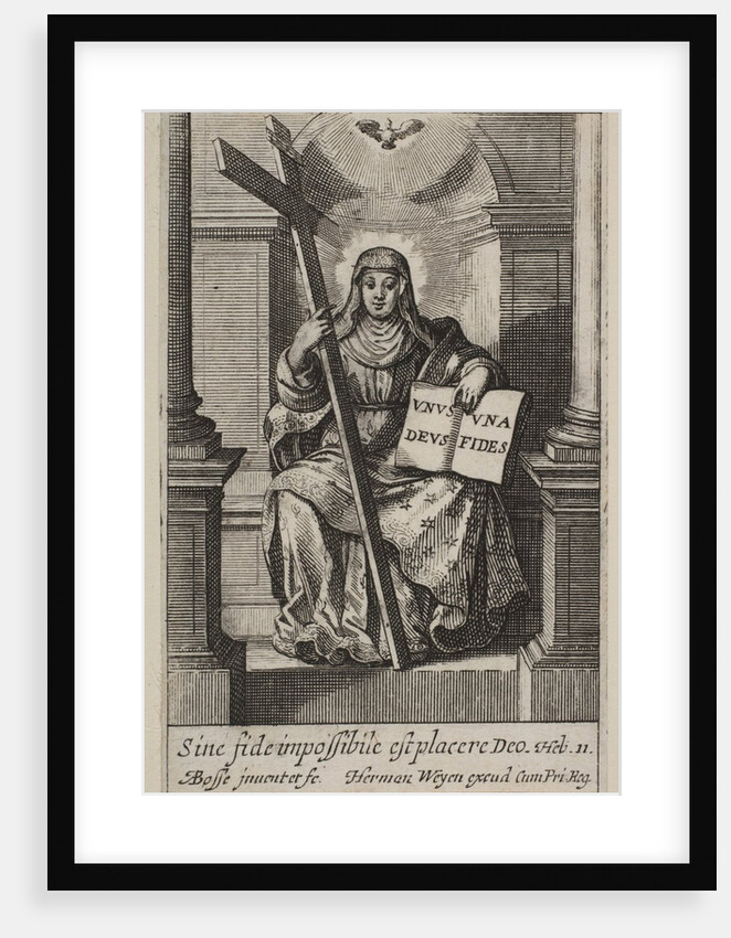 Faith, 1636 by Abraham Bosse