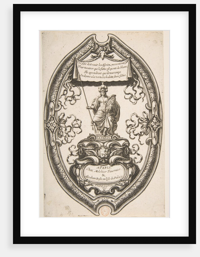 Virtue: Athena, 1637 by Abraham Bosse
