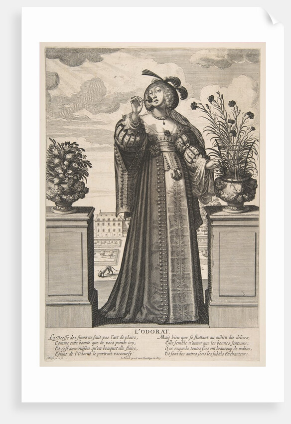 Smell, 1635-38 by Abraham Bosse