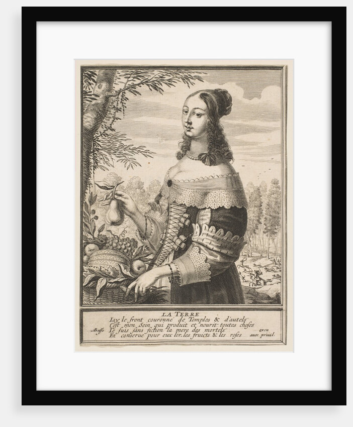 Earth, 1630 by Abraham Bosse