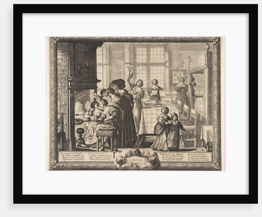 Winter, ca. 1637 by Abraham Bosse