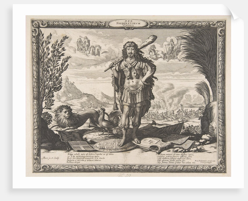 Declaration of War on Spain by Louis XIII: The King as Hercules, ca. 1635 by Abraham Bosse