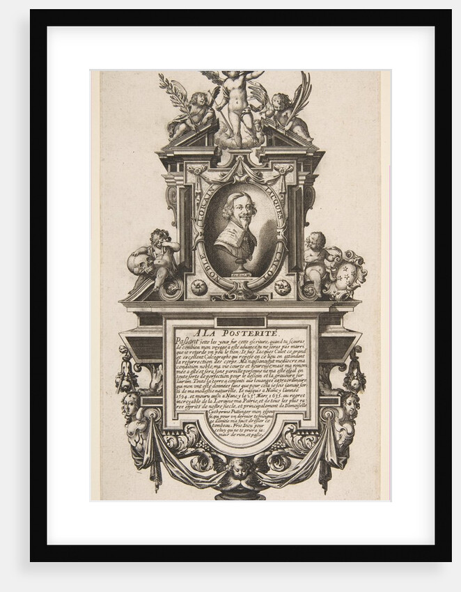 Portrait of Jacques Callot, ca. 1636 by Abraham Bosse