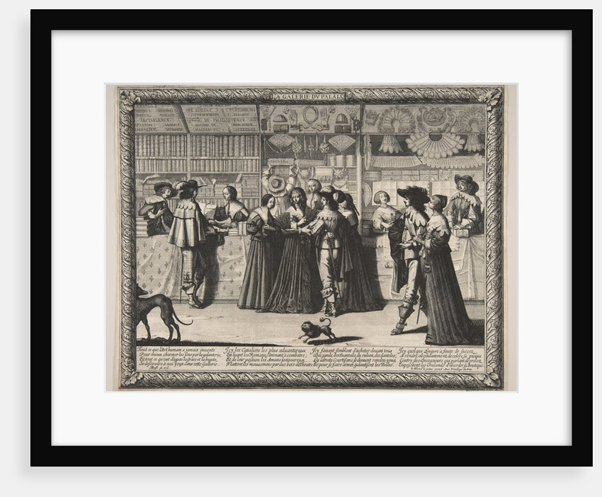 The Gallery of the Palace of Justice, ca. 1638 by Abraham Bosse