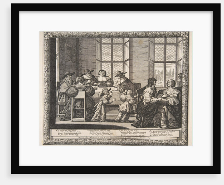 The Marriage Contract, 1633 by Abraham Bosse