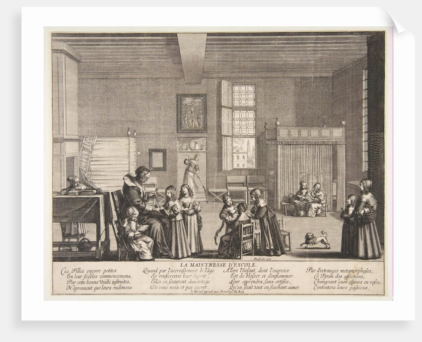 The School Mistress, ca. 1638 by Abraham Bosse