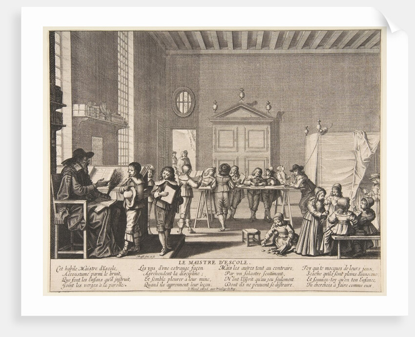 The School Master, ca. 1635-38 by Abraham Bosse