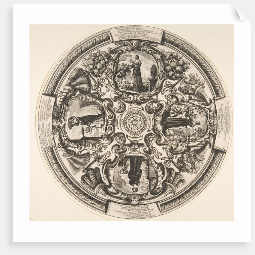 The Four Seasons, mid to late 17th century by Abraham Bosse