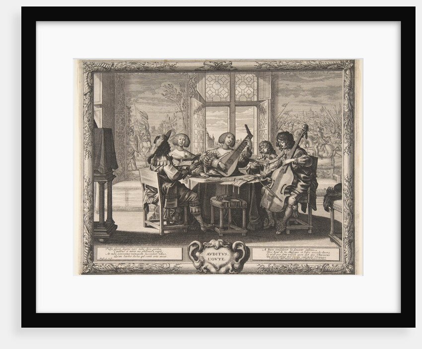 Hearing, ca. 1638 by Abraham Bosse