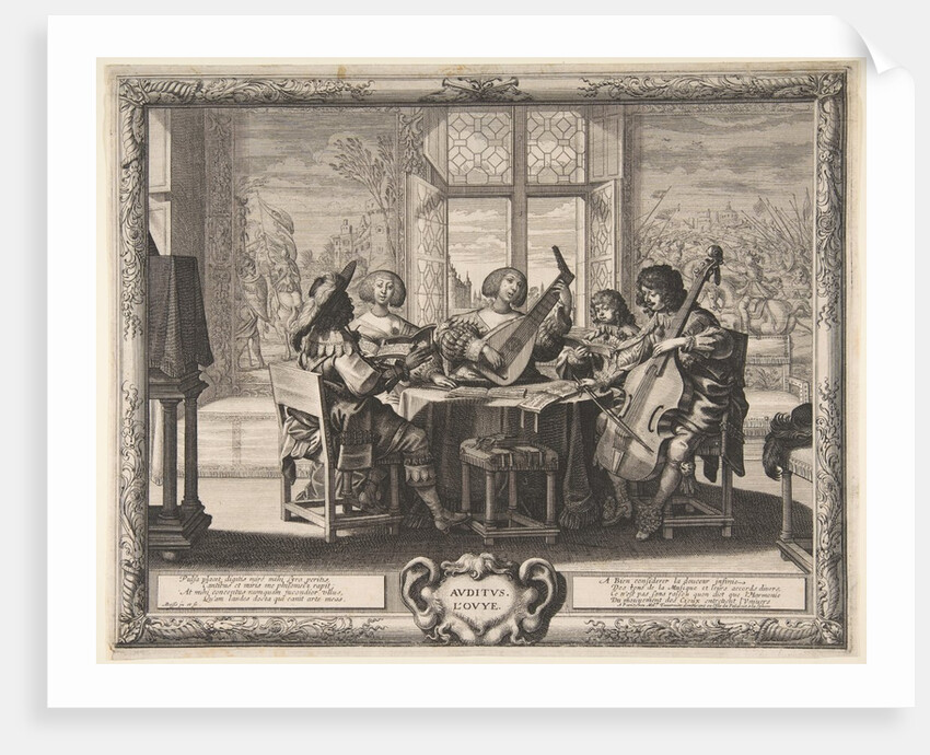 Hearing, ca. 1638 by Abraham Bosse