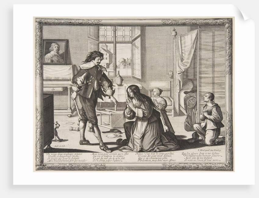 The Wife-Beater, ca. 1633 by Abraham Bosse