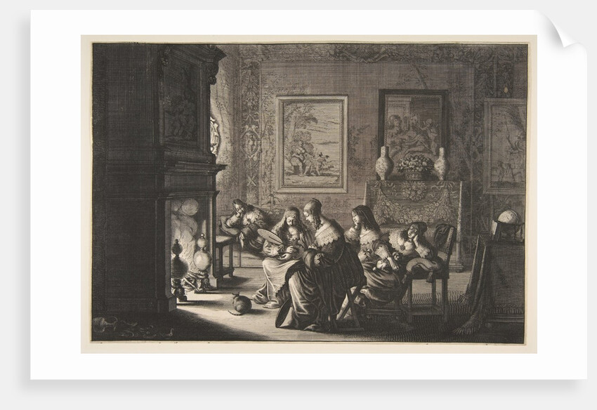 Foolish Virgins Sleepin by Abraham Bosse