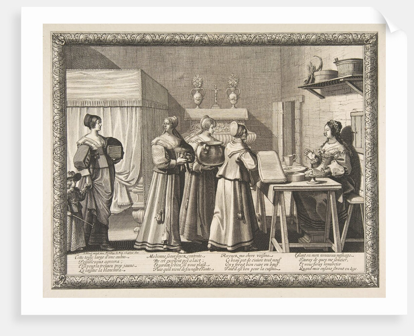 Presents Offered to the Bride, ca. 1633 by Abraham Bosse