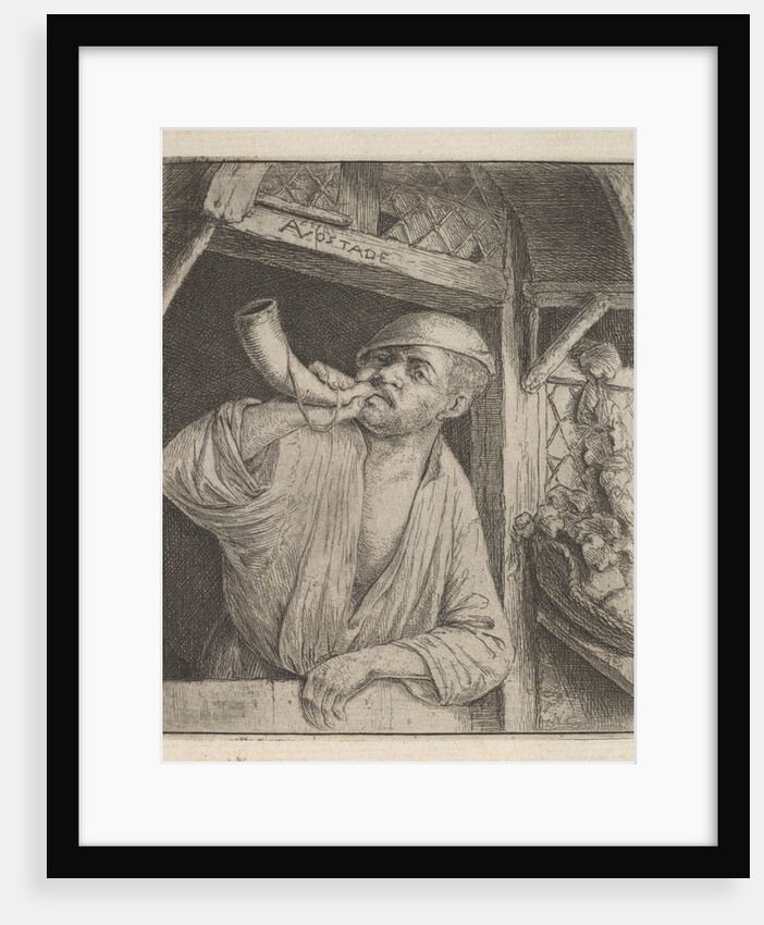 Baker Blowing Horn, 1610-85 by Adriaen van Ostade