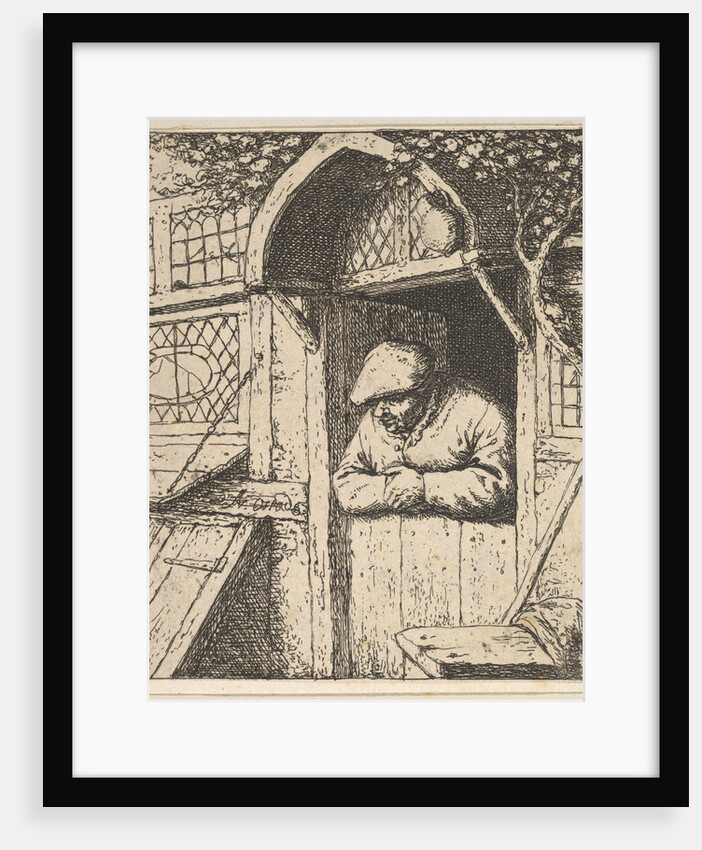 Peasant Leaning on Door, 1610-85 by Adriaen van Ostade