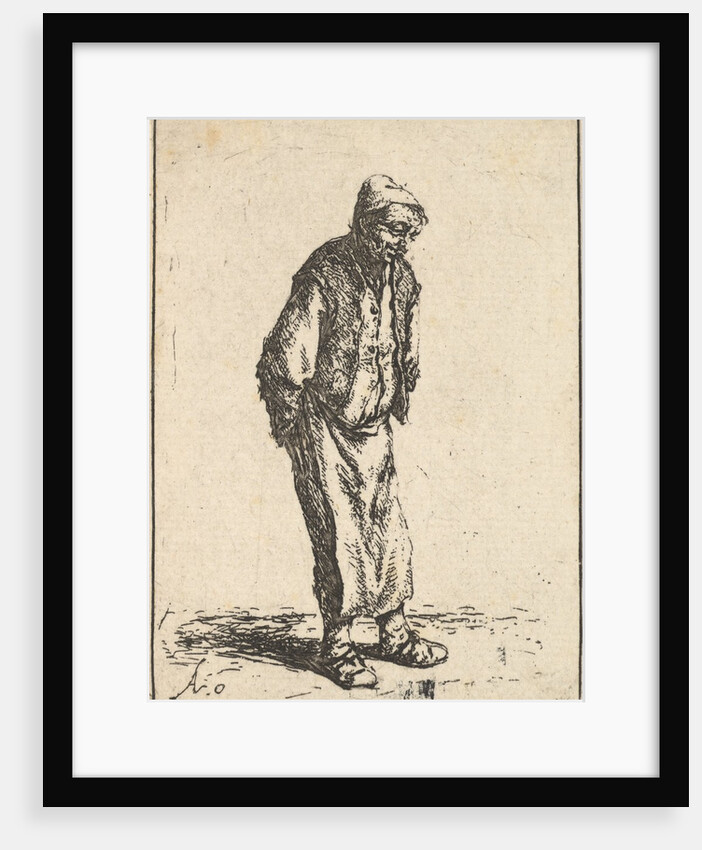 Peasant with Hands Behind his Back, 1610-85 by Adriaen van Ostade