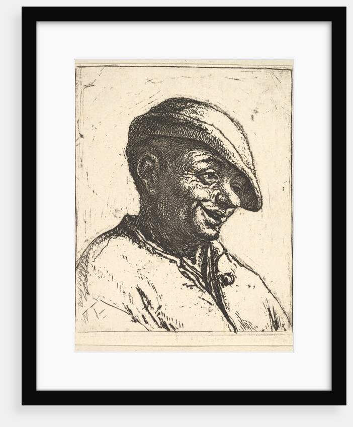 Laughing Peasant, 1610-85 by Adriaen van Ostade