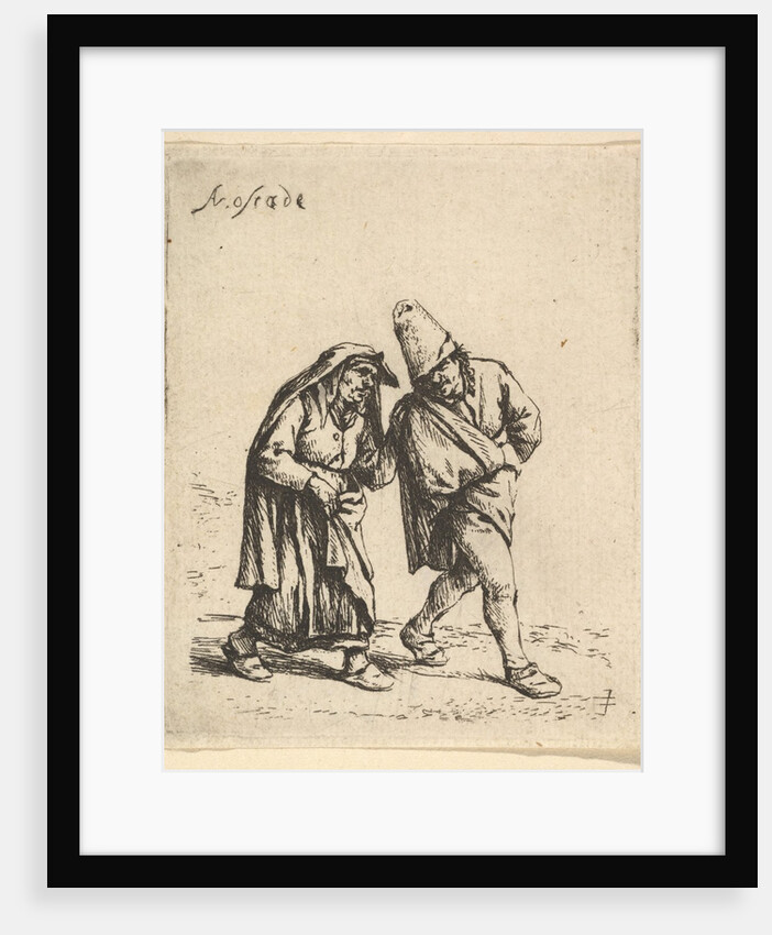 Man and Woman Walking, 1610-85 by Adriaen van Ostade