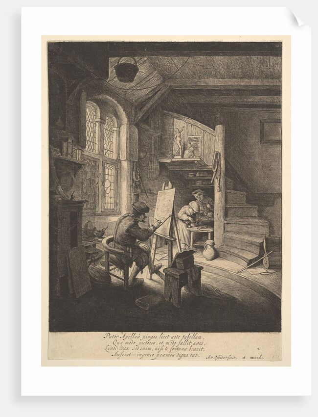 The Painter, 1610-85 by Adriaen van Ostade
