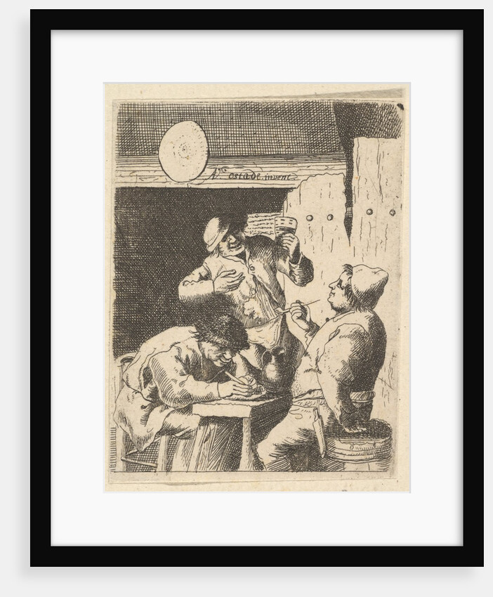 Singer Standing Between Two Smokers, 1610-85 by Unknown