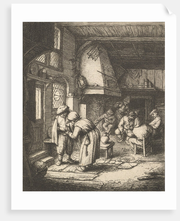 Peasant Paying his Bill, 1610-85 by Adriaen van Ostade