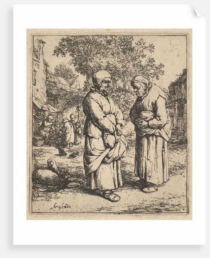 Two Gossips, 1610-85 by Adriaen van Ostade