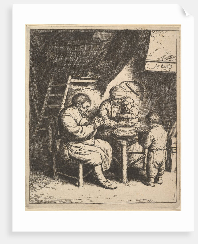 The Blessing, 1610-85 by Adriaen van Ostade