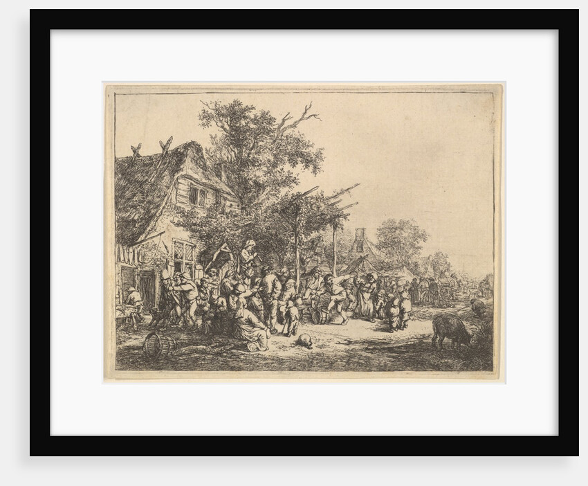Dance Under the Trellis, 1610-85 by Adriaen van Ostade