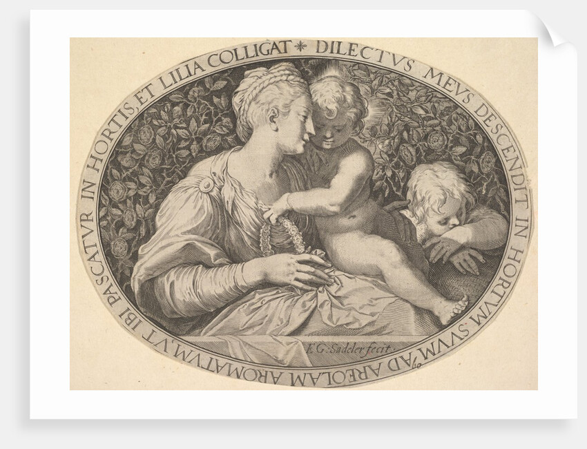 Madonna and Child by Aegidius Sadeler II