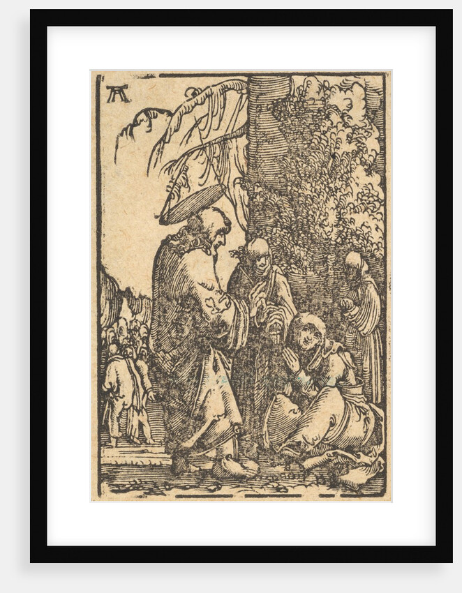 Christ Taking Leave of His Mother, from The Fall and Salvation of Mankind Through the …, ca. 1513 by Albrecht Altdorfer