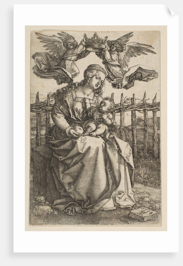 Virgin and Child Crowned by Two Angels, 1518 by Albrecht Dürer
