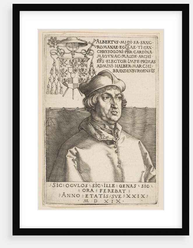 Cardinal Albrecht of Brandenburg, 1519 by Albrecht Dürer