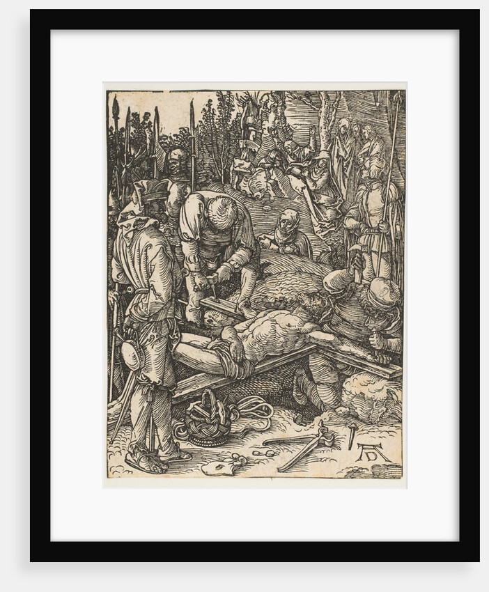 Christ Nailed to the Cross, from The Small Passion, ca. 1509 by Albrecht Dürer