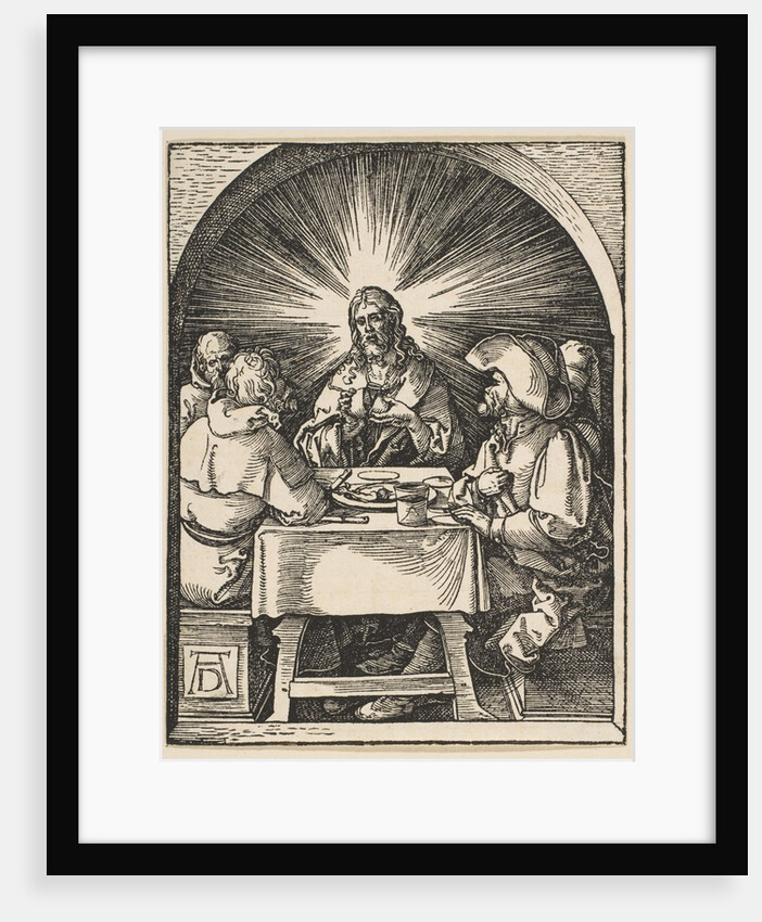 Christ in Emmaus, from The Small Passion, ca. 1510 by Albrecht Dürer