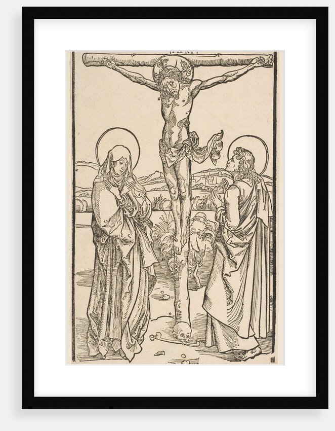 Christ on the Cross with the Virgin and Saint John by Unknown